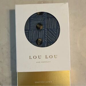 NWT Lou Lou & Company 3-6mo knotted gown